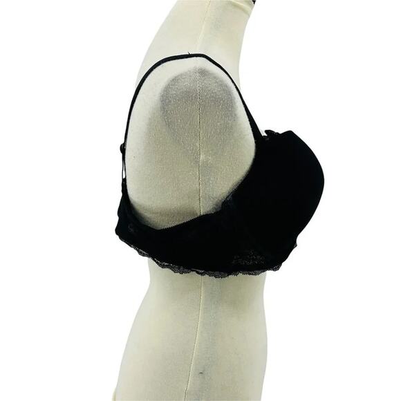 Torrid Black Smooth Cup Push Up Demi Bra 40C - Picture 5 of 9